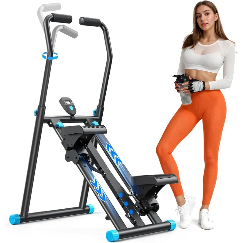 Stair Stepper for Home Gym Exercise, New Version Vertical Climber Machine for Full-Body Workout, Compact Folding Cardio Exercise