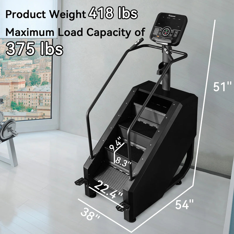 Stair Climber Commercial Grade Stair Stepper Machine for Cardio and Lower Body Workouts