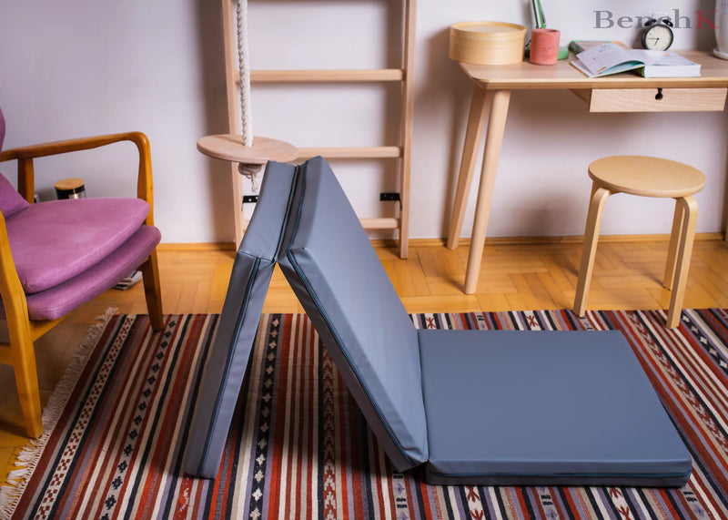 Foldable gymnastic mattress - Gray