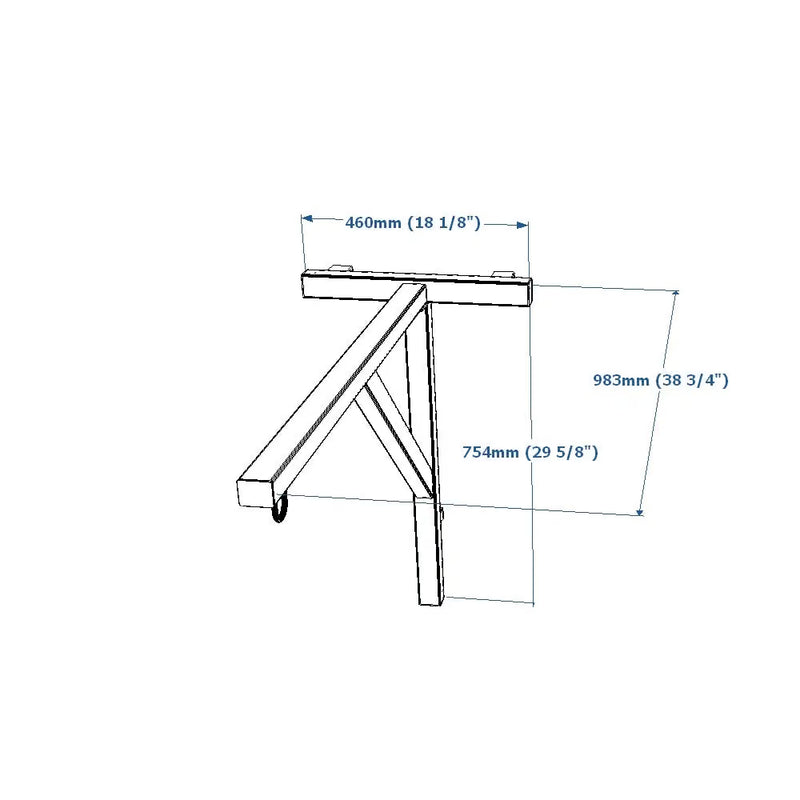 Punching bag holder for BenchK wall bars — BBHB