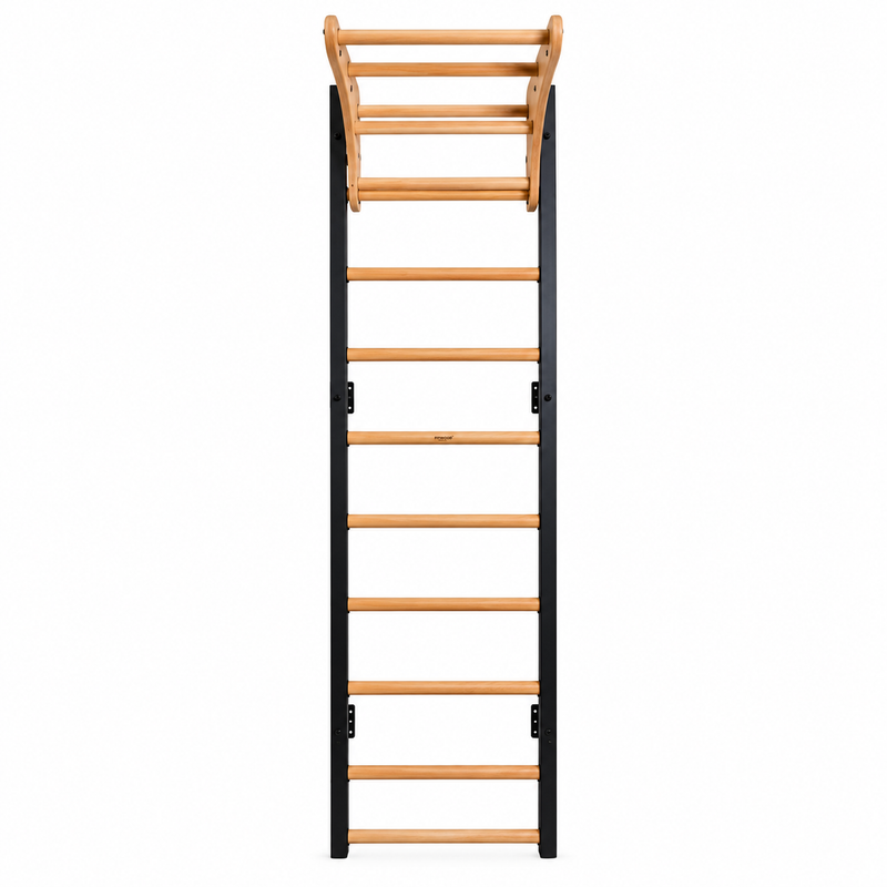 Wall bars BenchK 711B with wooden pull up bar