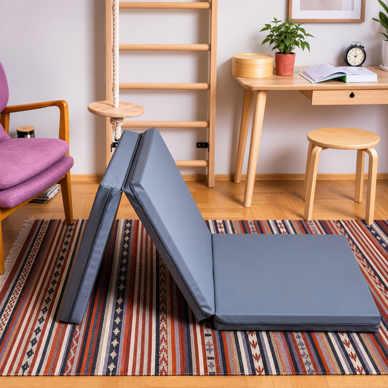 Foldable gymnastic mattress - Gray