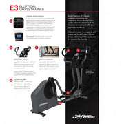 E3 Cross Trainer Elliptical Exercise Machine with Go Console