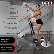 Classic Vertical Resistance Climber and Cardio Exercise System