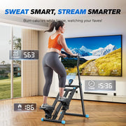Stair Stepper for Home Gym Exercise, New Version Vertical Climber Machine for Full-Body Workout, Compact Folding Cardio Exercise