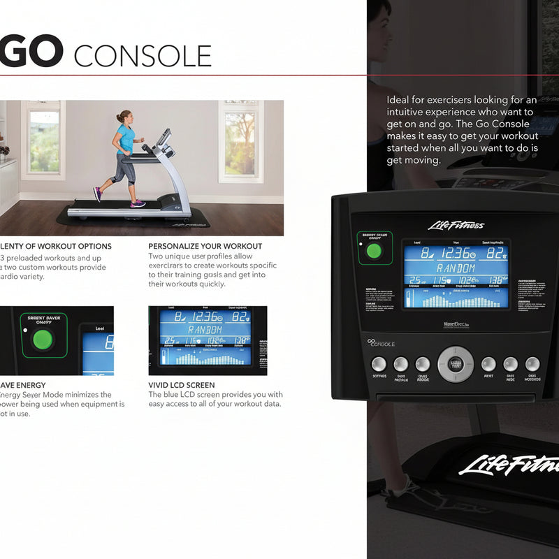 E3 Cross Trainer Elliptical Exercise Machine with Go Console