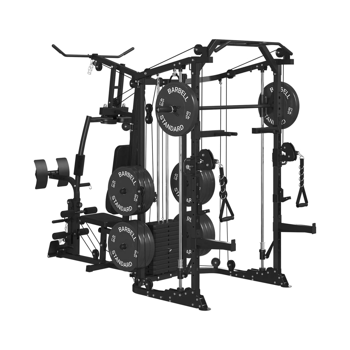 Rovix Dual Station Smith Machine With Cable Crossover Home Gym (SAK240 ...