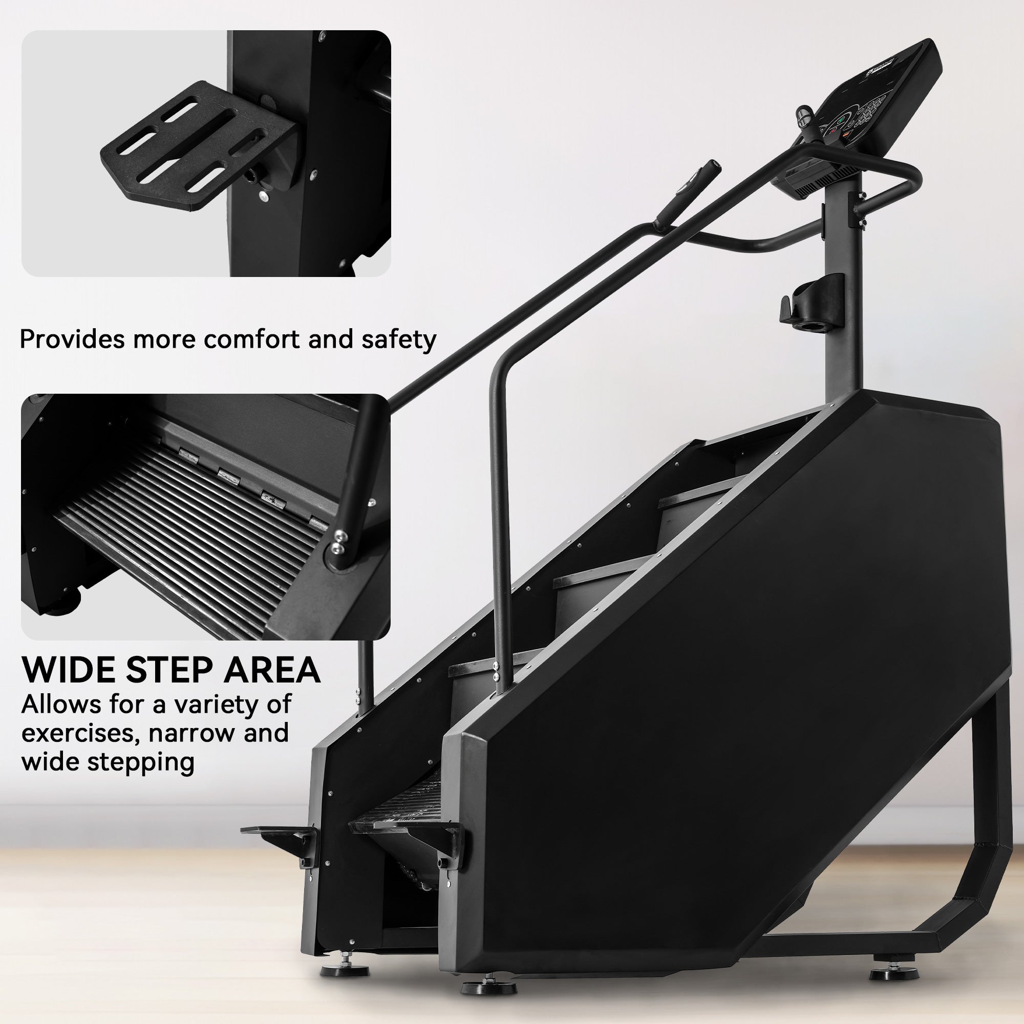 Stair Climber Commercial Grade Stair Stepper Machine for Cardio and Lo ...